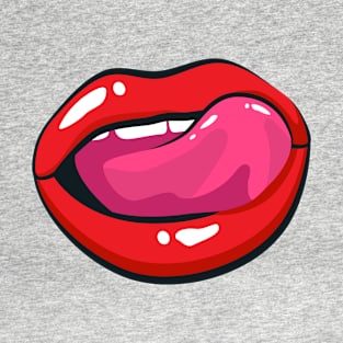 Pop Art Mouth Tongue T-Shirt